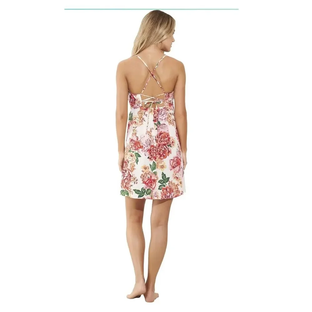 NWT Maaji Carnation Paulina Floral Empire Waist Mini Dress Size M - Picture 10 of 16